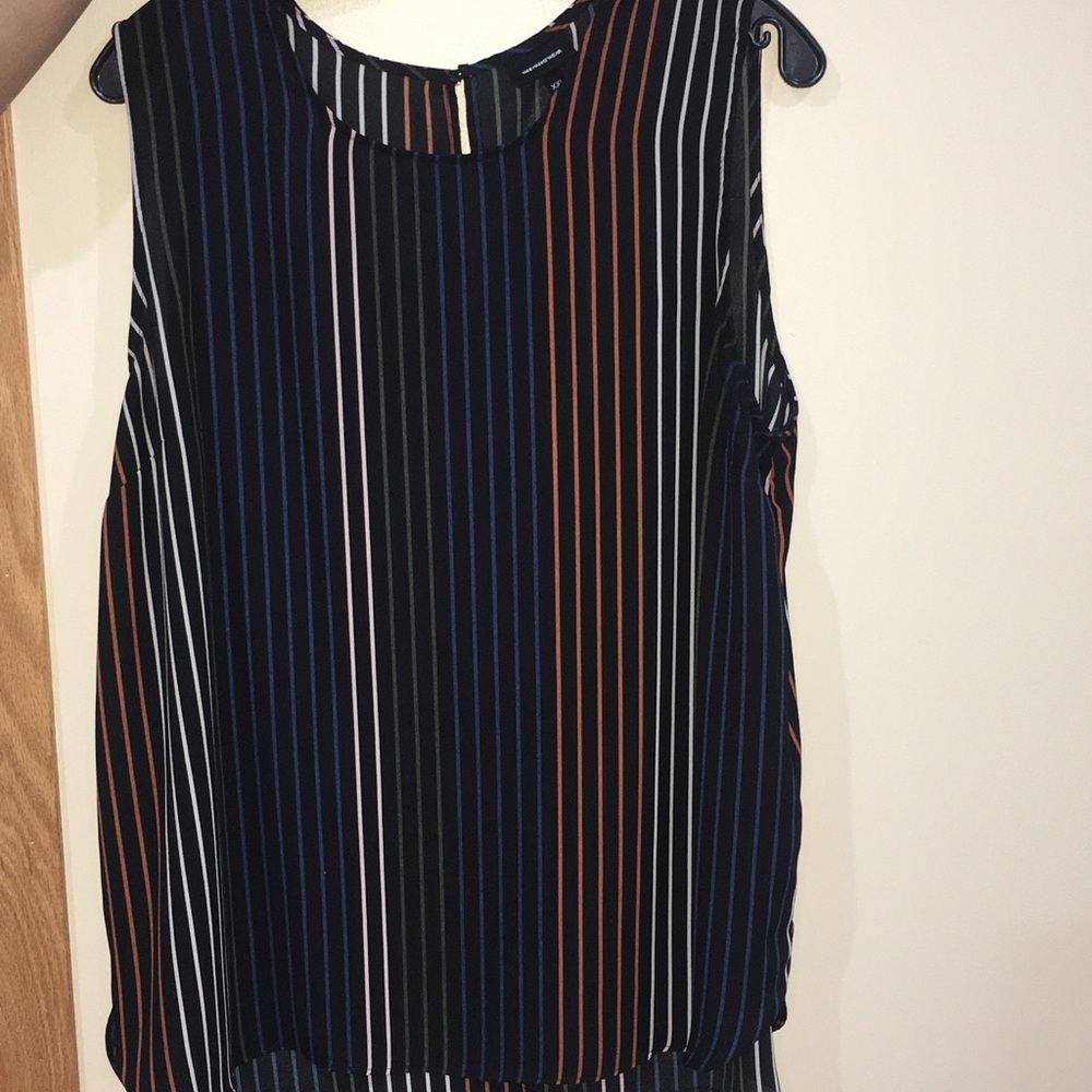 Black striped tank